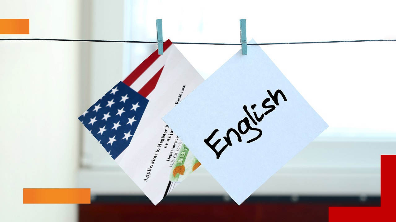ciudadano americano sin hablar inglés?