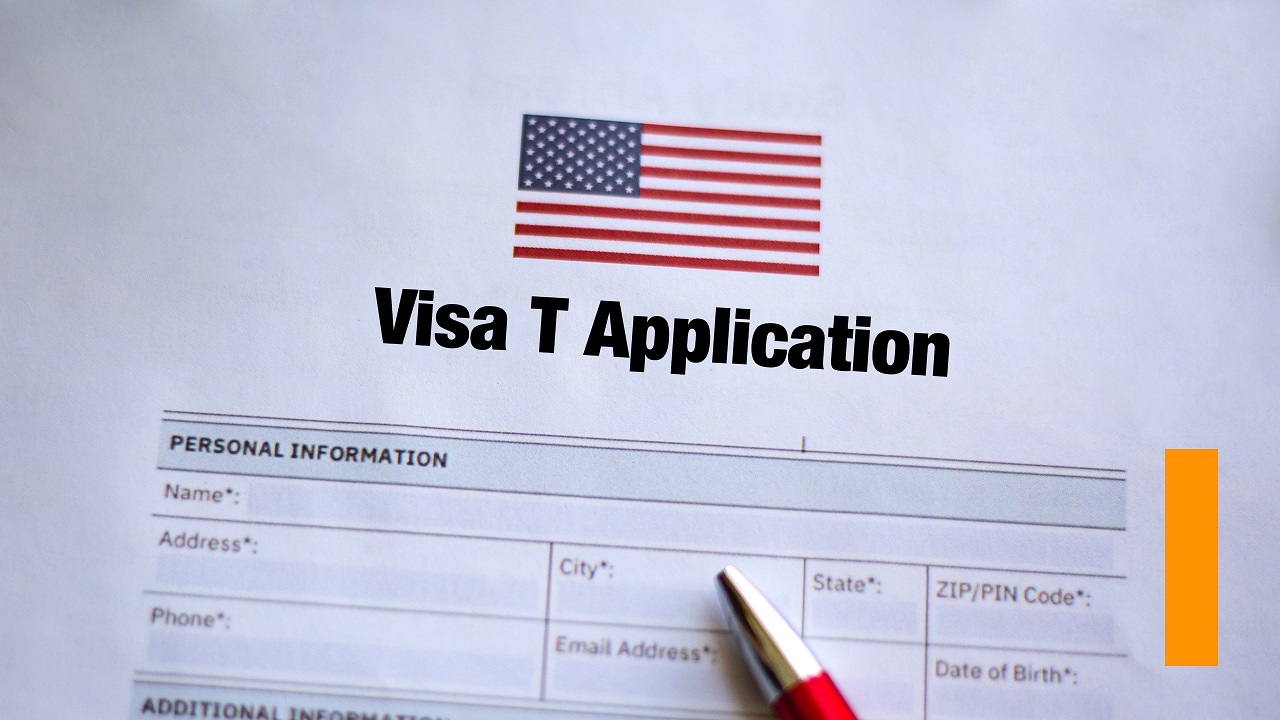 solicitud de visa T para víctimas de tráfico