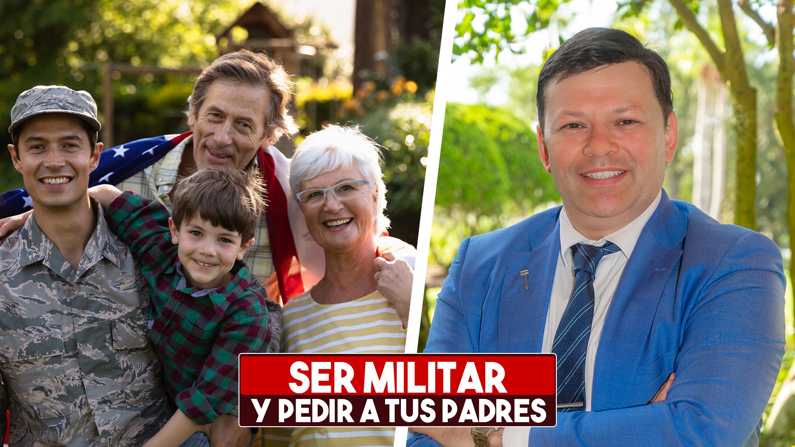 reunirte con tus padres si eres militar